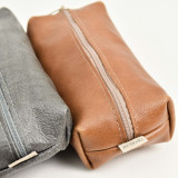 Leather Pencil Case - Ginger - 2