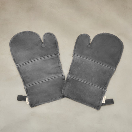 Leather Braai Glove - Pepper - Set of Left & right hand