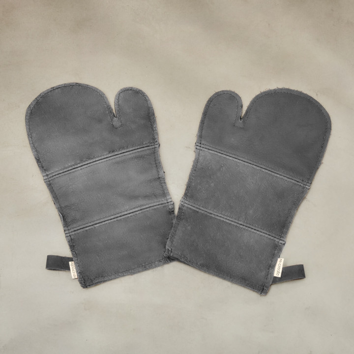 Leather Braai Glove - Pepper - Set of Left & right hand - 1