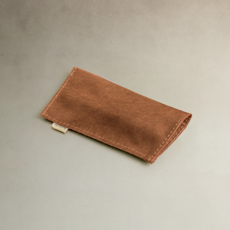 Leather Sunglass Pouch - Butterscotch - 1
