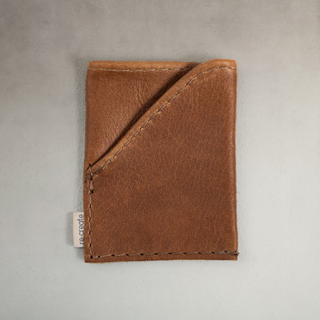 Leather Credit Card Holder - Butterscotch - 1