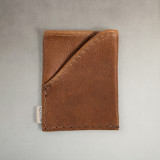 Leather Credit Card Holder - Butterscotch - 1