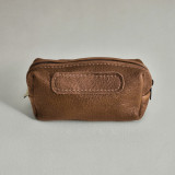 Leather Cosmetic Bag - Butterscotch - 1