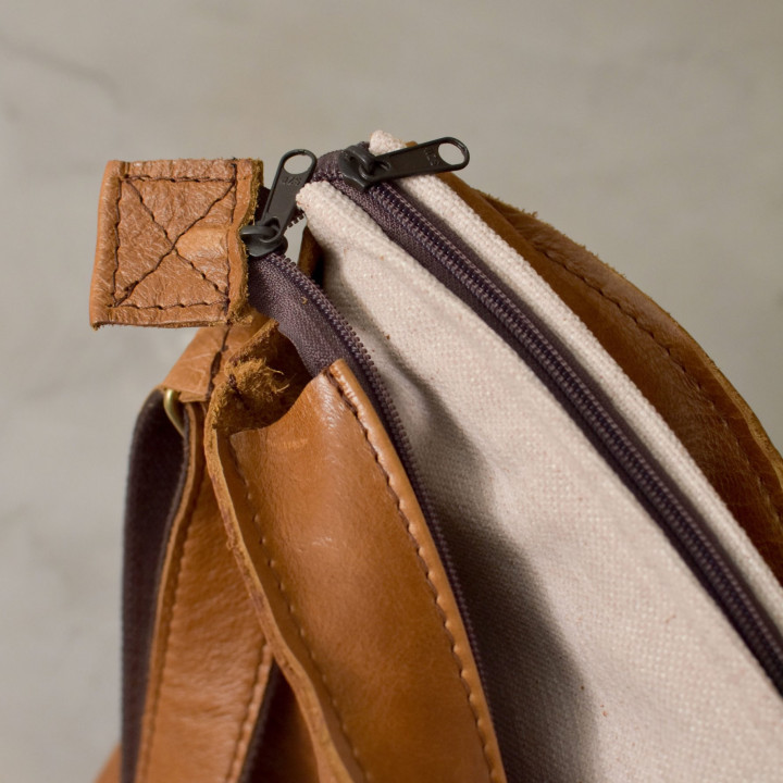 Sterling Leather Laptop Bag - Butterscotch - 2