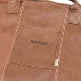 Sterling Leather Laptop Bag - Ginger - 3