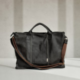 Sterling Leather Laptop Bag - Mystique Black - 1