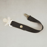 Leather Dummy Clip - Black - 1