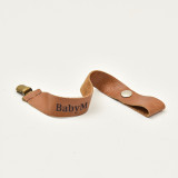 Leather Dummy Clip - Ginger - 2
