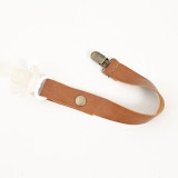 Leather Dummy Clip - Ginger - 4