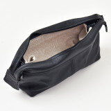 Unisex Leather Toiletry Bag - Ginger - 2