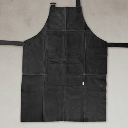 Full Leather Apron - Black