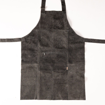 Full Leather Apron - Charcoal - 1