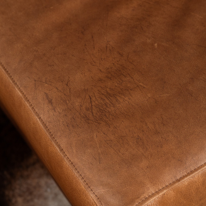 Tulbagh Leather Corner Couch with XL Daybed Right - Butterscotch - 10