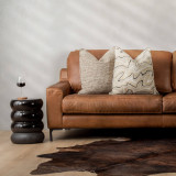 Tulbagh Leather Corner Couch with XL Daybed Right - Butterscotch - 13