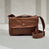Tinka Leather Crossbody Bag - Butterscotch - 1