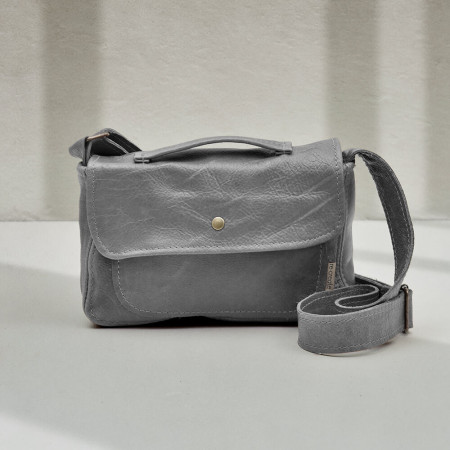 Tinka Leather Crossbody Bag - Pepper