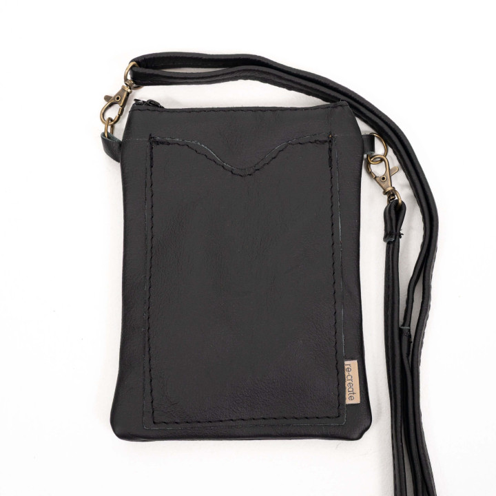 Scout Leather Cellphone Pouch - Mystique Black - 1