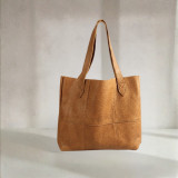Shopper Sustainable Leather Tote - Caramel - 1
