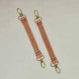 Leather Stroller Straps - Ginger - 1