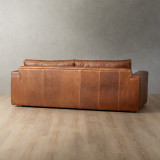Clanwilliam 3-Seater Leather Couch - Butterscotch - 10