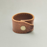 Leather Napkin Rings - Butterscotch - 2