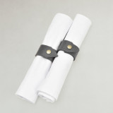 Leather Napkin Rings - Pepper - 1