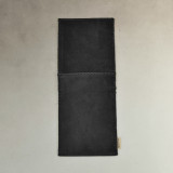 Leather Pouch Cutlery Holder - Black - 1