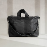 Voyager Leather Duffel Bag - Mystique Black - 1