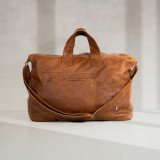 Voyager Leather Duffel Bag - Butterscotch - 1