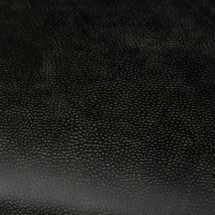 Leather Placemats (Set of 4) - Black - 1