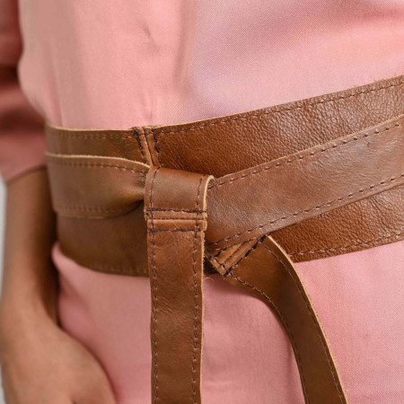 Leather Wrap Belt - Butterscotch