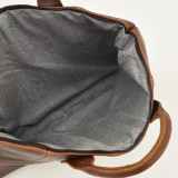 Quill Leather Laptop Pouch - Ginger - 2