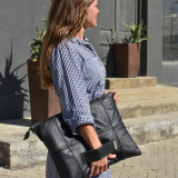 Quill Leather Laptop Pouch - Ginger - 3