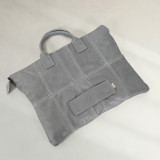 Quill Leather Laptop Pouch - Pepper - 1