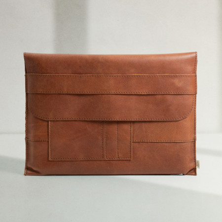Envelope Leather Laptop Sleeve - L - WH Tobacco - 1