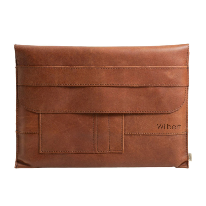 Envelope Leather Laptop Sleeve - L - WH Tobacco - 6