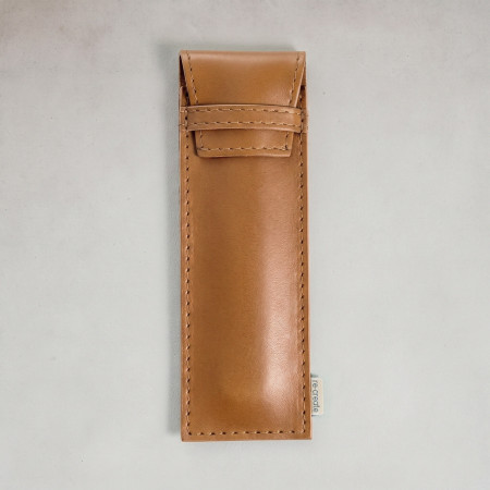 Leather Pen Holder - Caramel - 1