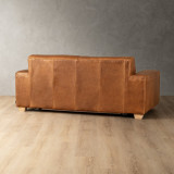 Karoo Leather Sleeper Couch - Butterscotch - 6