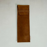 Leather Pen Holder - Tobacco - 1