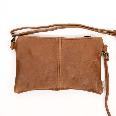 Essence Leather Clutch Crossbody Bag - Butterscotch - 1