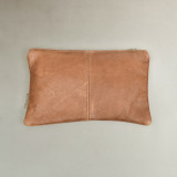 Maggie Leather Clutch Bag - Ginger - 1