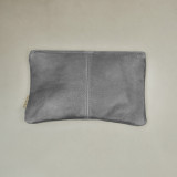 Maggie Leather Clutch Bag - Pepper - 1