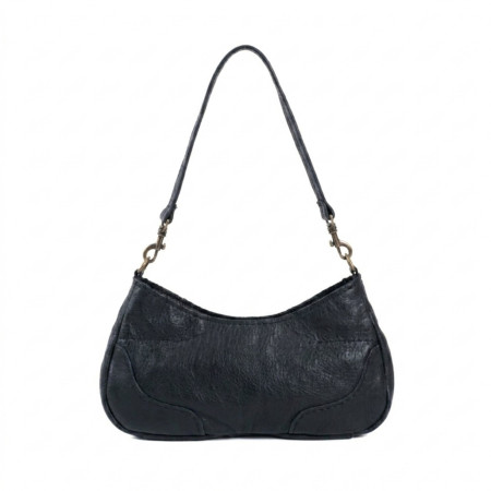 Chelsea Leather Sling Bag - Black