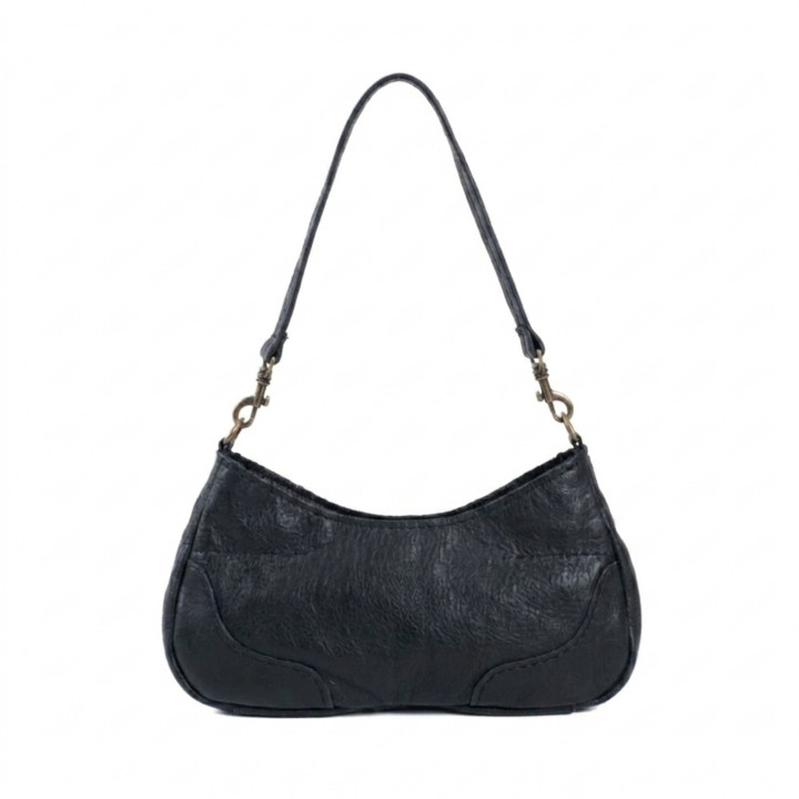 Chelsea Leather Sling Bag - Black - 1