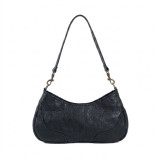 Chelsea Leather Sling Bag - Black - 1