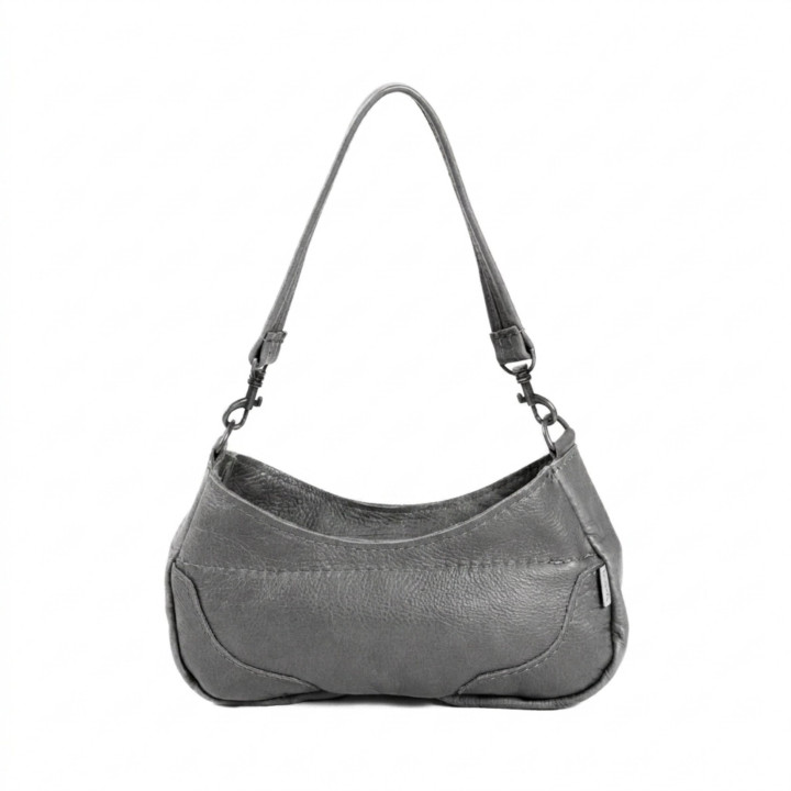 Chelsea Leather Sling Bag - Pepper - 1