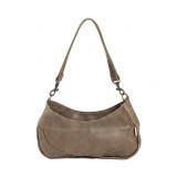 Chelsea Leather Sling Bag - Taupe - 1