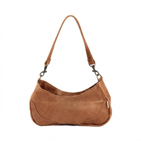 Chelsea Leather Sling Bag - Caramel