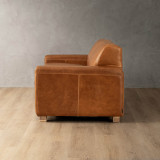 Karoo Leather Sleeper Couch - Butterscotch - 11