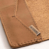Leather Passport Holder - Brown - 3